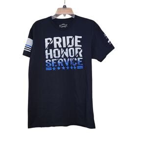 Grunt Style Pride Honor Service T-shirt Police Military size Large